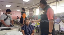 9-year-old injured after fireworks explode in his face during New Year celebrations in Thailand