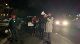 DC Activists Protest in front of Senator Josh Hawley’s Home in Virginia