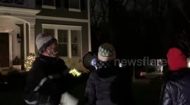 Local DC Activists Protest in Front of Senator Josh Hawley’s House in Virginia