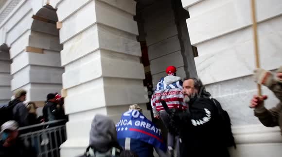 Entering The United States Capitol Building During The Stop The Steal Rally On January 6, 2021