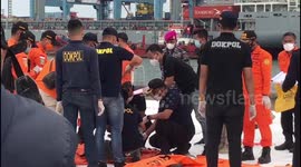 Parts of Sriwijaya Air plane crashed in Indonesia