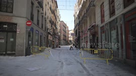 Madrid reactivated after heavy snowfall of Filomena in Madrid 12nd January, 2021.