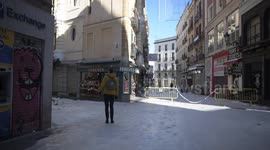 Madrid reactivated after heavy snowfall of Filomena in Madrid 12nd January, 2021.