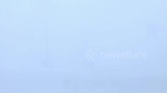 Whiteouts blanket the Canadian prairies