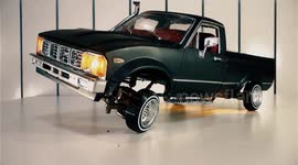 Watch this remote control car bounce up and down like a real lowrider