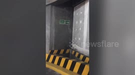 Newsflare Edit - Bizarre 'Fire Exit To Nowhere' In The Philippines