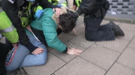 11 arrested at Birmingham anti-lockdown protest, scuffles erupt between police, protesters
