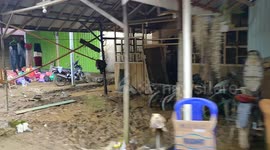 the last condition after the flood in South Kalimantan