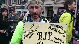 Thatcher protester vox pop