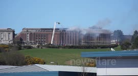 National Library of Wales fire