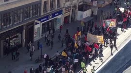 Strand - May Day Protest