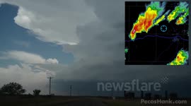Evil Bat Wing Supercell, Tornado and Epic Lightning