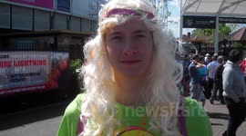 England cricket fan reactions interview at Headingley - England v New Zealand 2nd Test Match - 26/05/2013