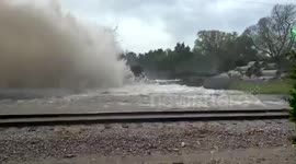 A water main just broke outside my building