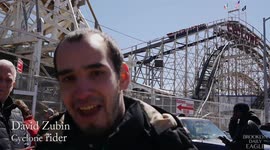 Coney Island's Cyclone gets stuck on track mid-way