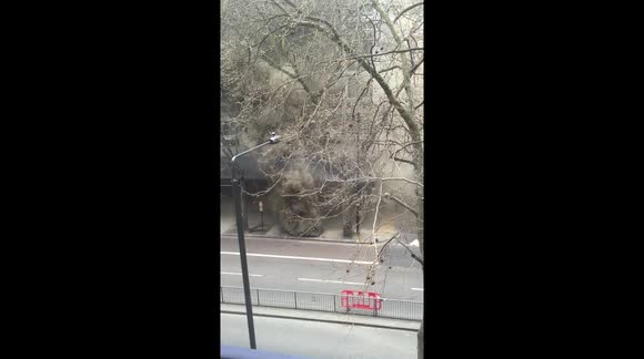 Fire on Holborn, Knigsway, London. 1/4/2015 5