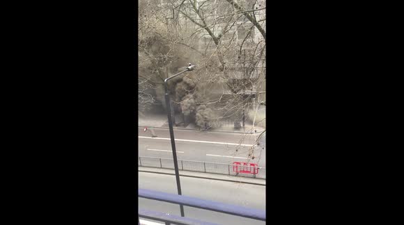 Fire on Holborn, Knigsway, London. 1/4/2015 4