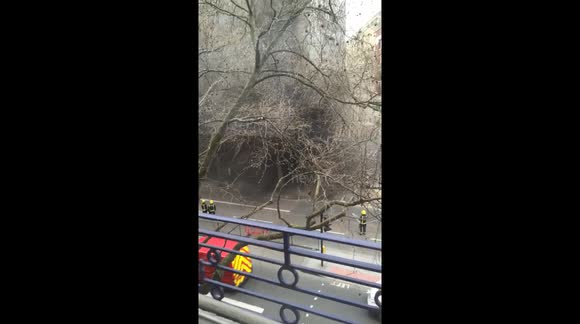 Fire on Holborn, Knigsway, London. 1/4/2015