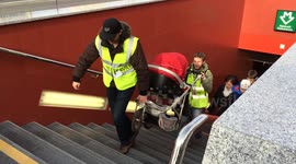 Prague station hires porters after 'forgetting' to build escalator