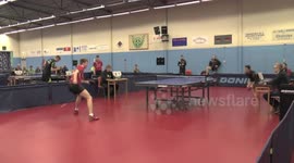 Sick table tennis shots by Johan Hagberg