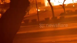 US: 3 Alarm Fire Near Fort Apache Road And Tropicana Avenue In Las Vegas 2