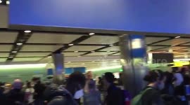Long queues seen at London's Heathrow Airport as new rules come into force