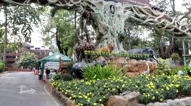 Zookeepers wear superhero costumes while spraying super-strength ‘liquid silver’ Covid-19 solution