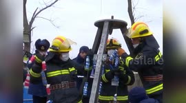 Rescuers haul 11 of 22 trapped Chinese miners from gold mine