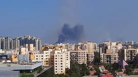 Smoke billows from fire at COVID-19 vaccine plant in India