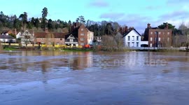 People have been evacuated from their homes overnight amid widespread flooding across England and Wales caused by Storm Christoph.