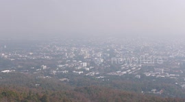 Unhealthy air quality in Chiang Mai,Thailand