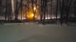 Snow plow, garden state parkway, New Jersey