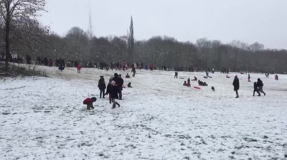 Snow on Allie Pally slopes