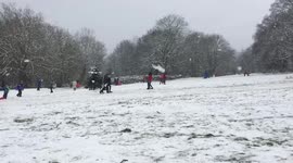 Alexandra palace snow day