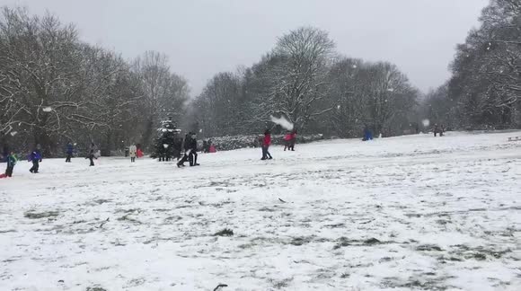 Alexandra palace snow day