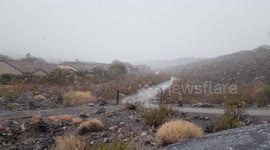 Snow in the Las Vegas valley and surrounding areas