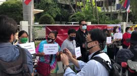 Dozens protest over Thai government’s handling of COVID-19 economic downturn