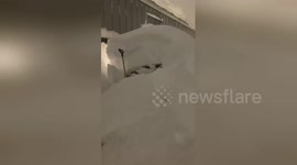 Watch what happens when you leave your car for 2 days during a Swedish snowstorm