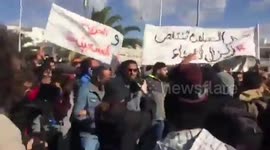 Tunisians demonstrate against police repression