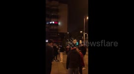 Spanish residents evacuate outside after 4.4 magnitude earthquake shakes Granada