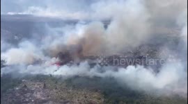 Environmental disaster burning 10,000 hectares in Patagonia possibly triggered by family barbecue