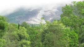 Indonesia's Mount Merapi volcano eruption leaves slopes covered in ash