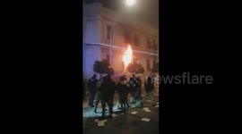 Municipal building set on fire as protests against COVID-19 lockdown continue in Lebanon's Tripoli