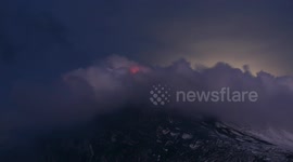 Mount Etna spread hash with a powerful strombolian activity