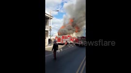 Large blaze breaks out at historic building in Bahamas