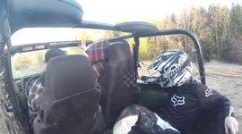 Kid Almost Gets Ejected From Topless Jeep With No Seatbelts