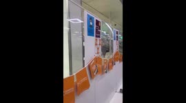 Violent fight breaks out in Sainsbury’s between customer and staff – as he SLAPS woman in face and is STOMPED AND HIT on the ground. Part 1