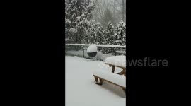 New York area blanketed by snow during heavy storm