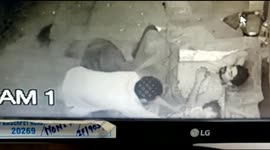 Police rescue homeless girl after chilling abduction is caught on camera in India