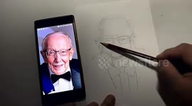 Artist offers amazing tribute sketches for free to families who have lost loved ones to Covid